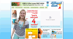 Desktop Screenshot of dillarddiet.com